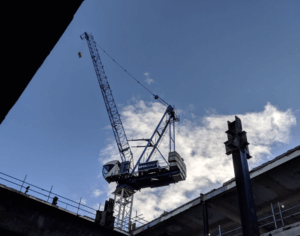 T2 crane crop 300x236 - TC2 Crane installed in Derry's Plymouth