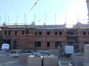 June 2018 scaffolding 300x225 - Progress: Springfield Road