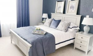 luxurious bedroom at haberton hall 300x180 - Harberton Hall, Belfast: Living Images