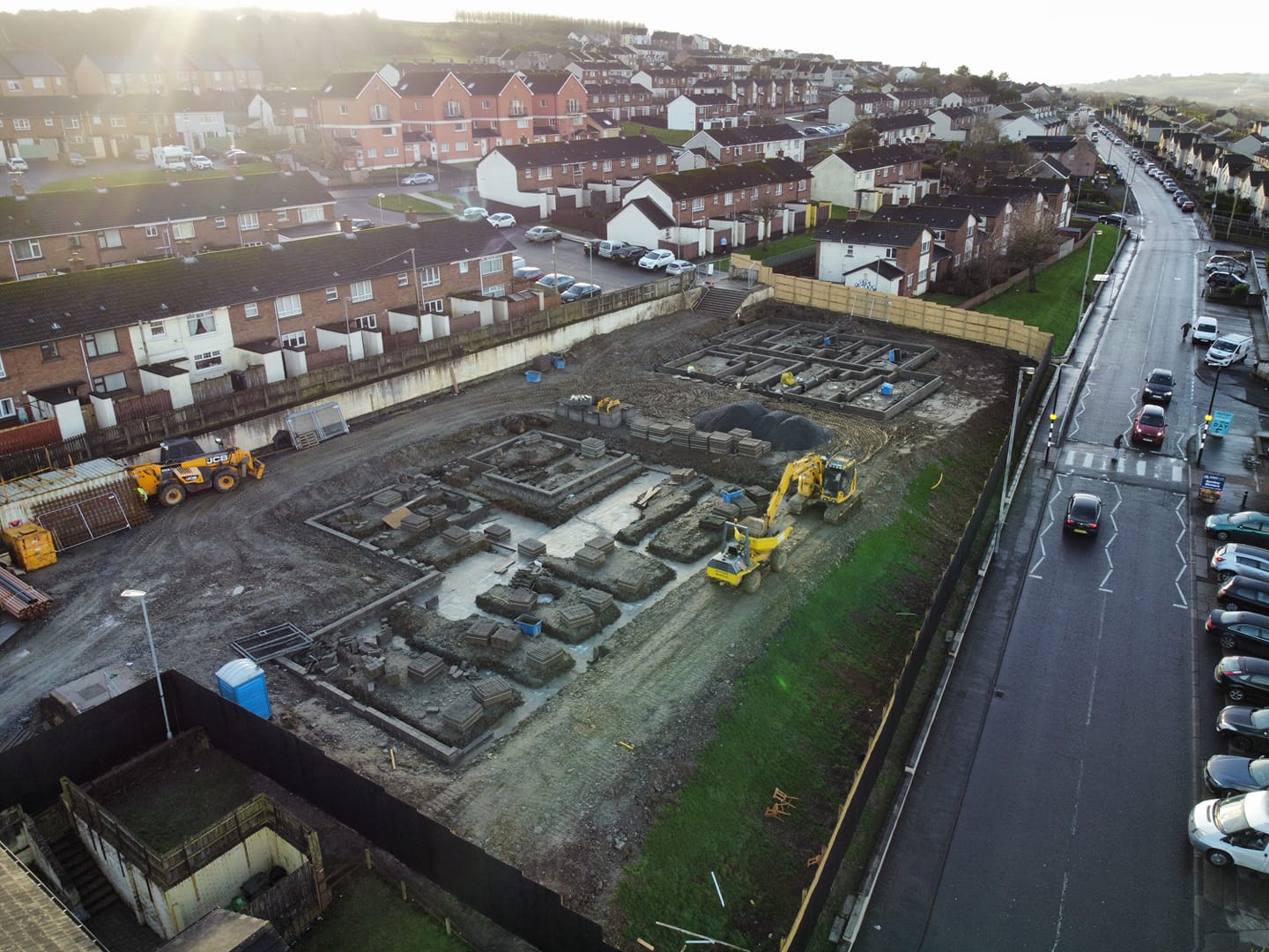 Progress Mimosa Court Apartments Derry Construction Company UK